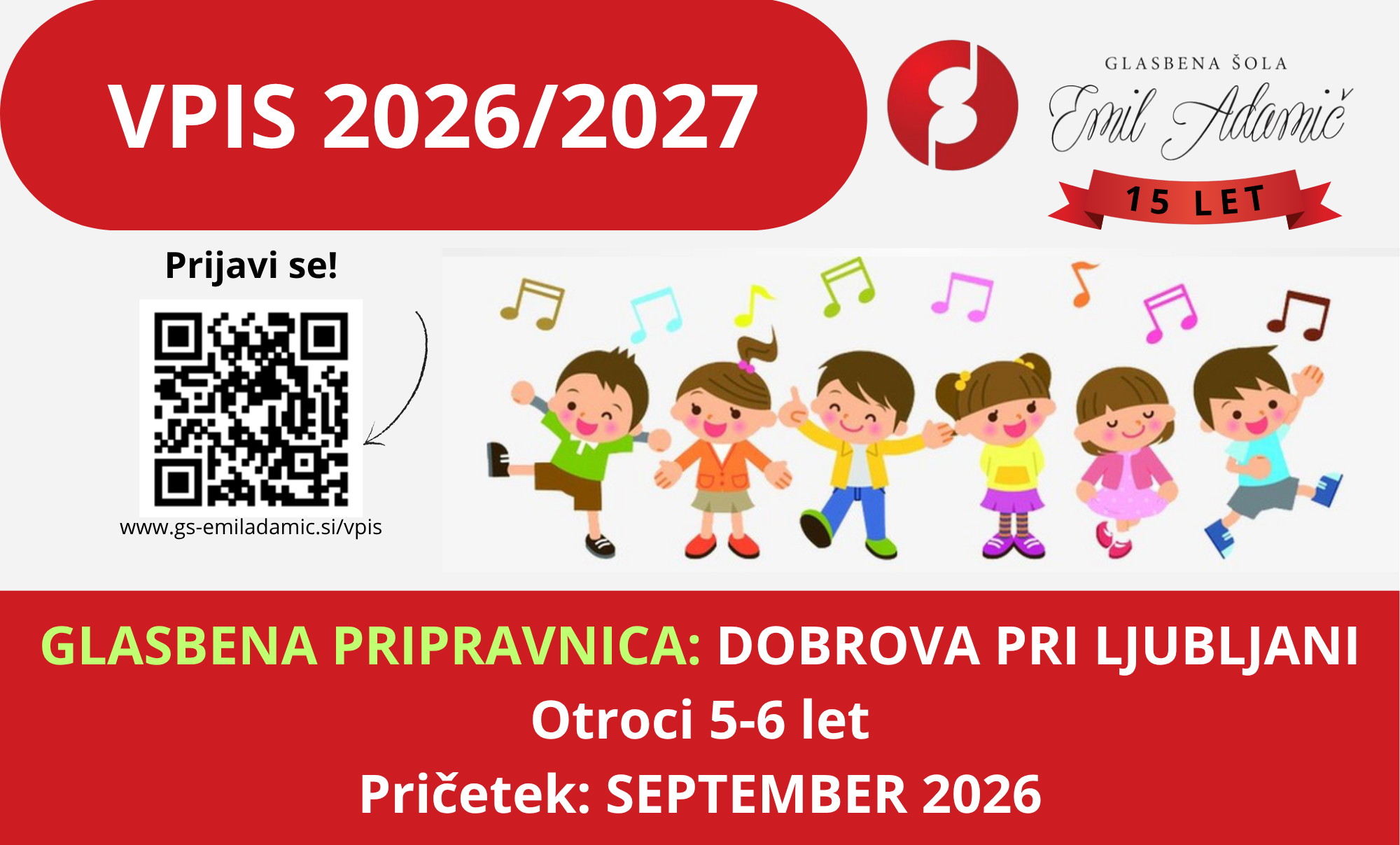 VPIS – Glasbena pripravnica Dobrova